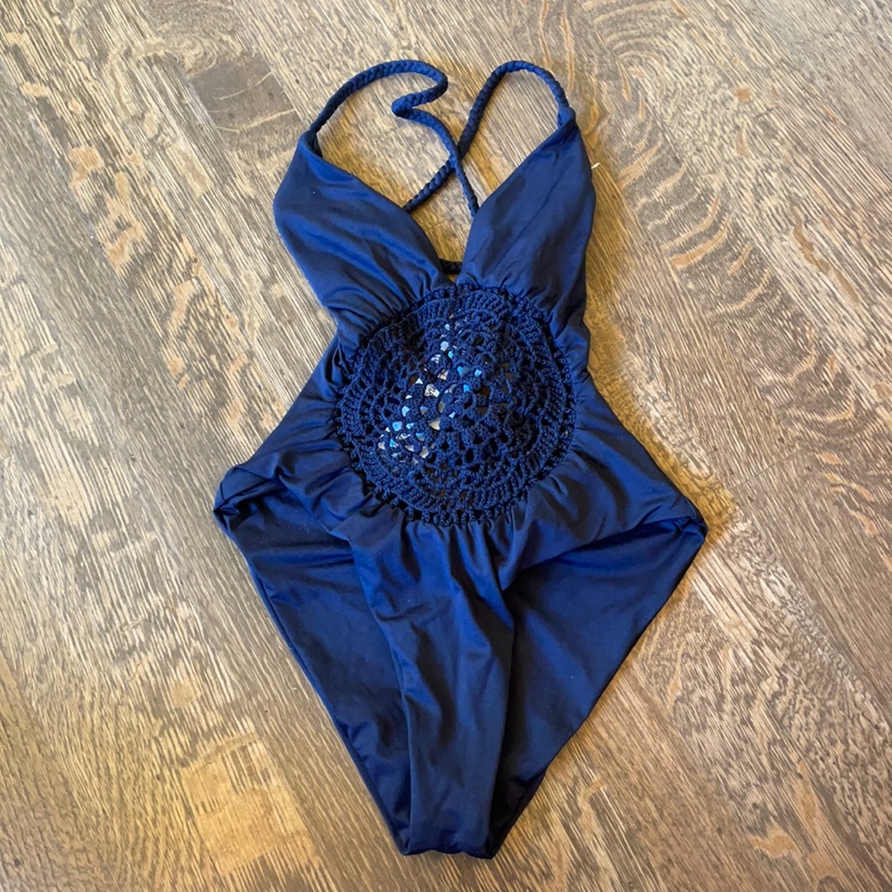 Frankies Bikinis one piece swim suit size small